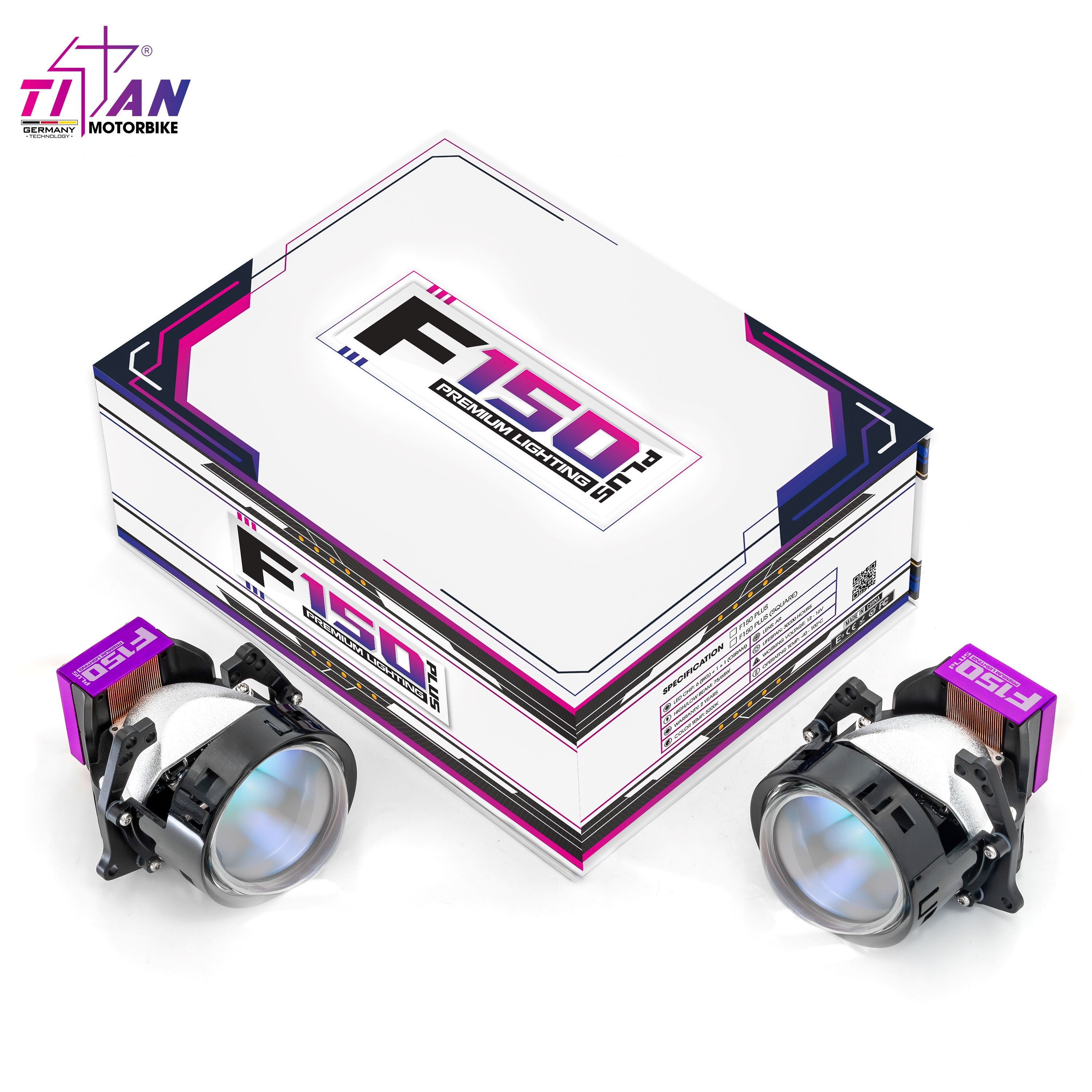BI LED TITAN MOTO F150 PLUS