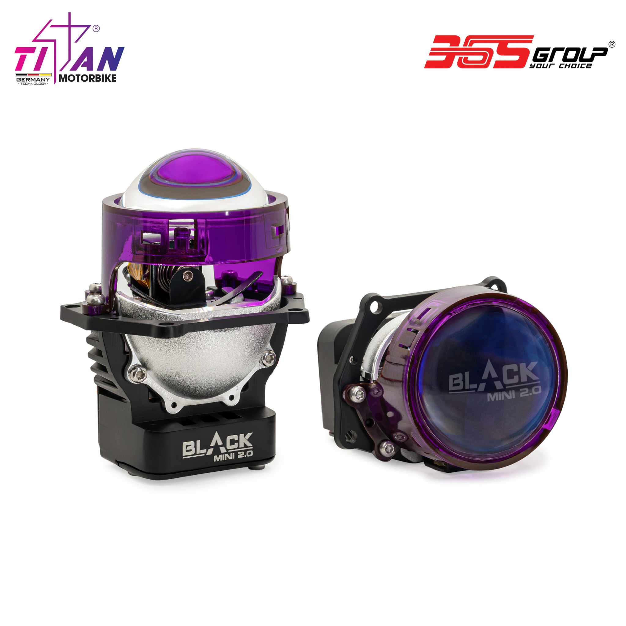 BI LED TITAN MOTO BLACK MINI 2.0 VERSION 2
